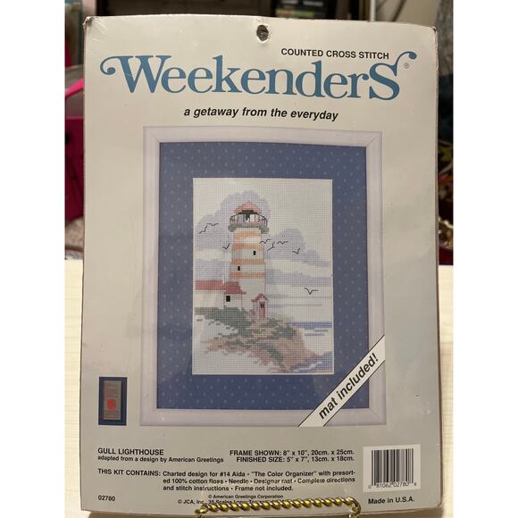 Gull Lighthouse Weekenders Cross Stitch 02780 - Picture 1 of 3